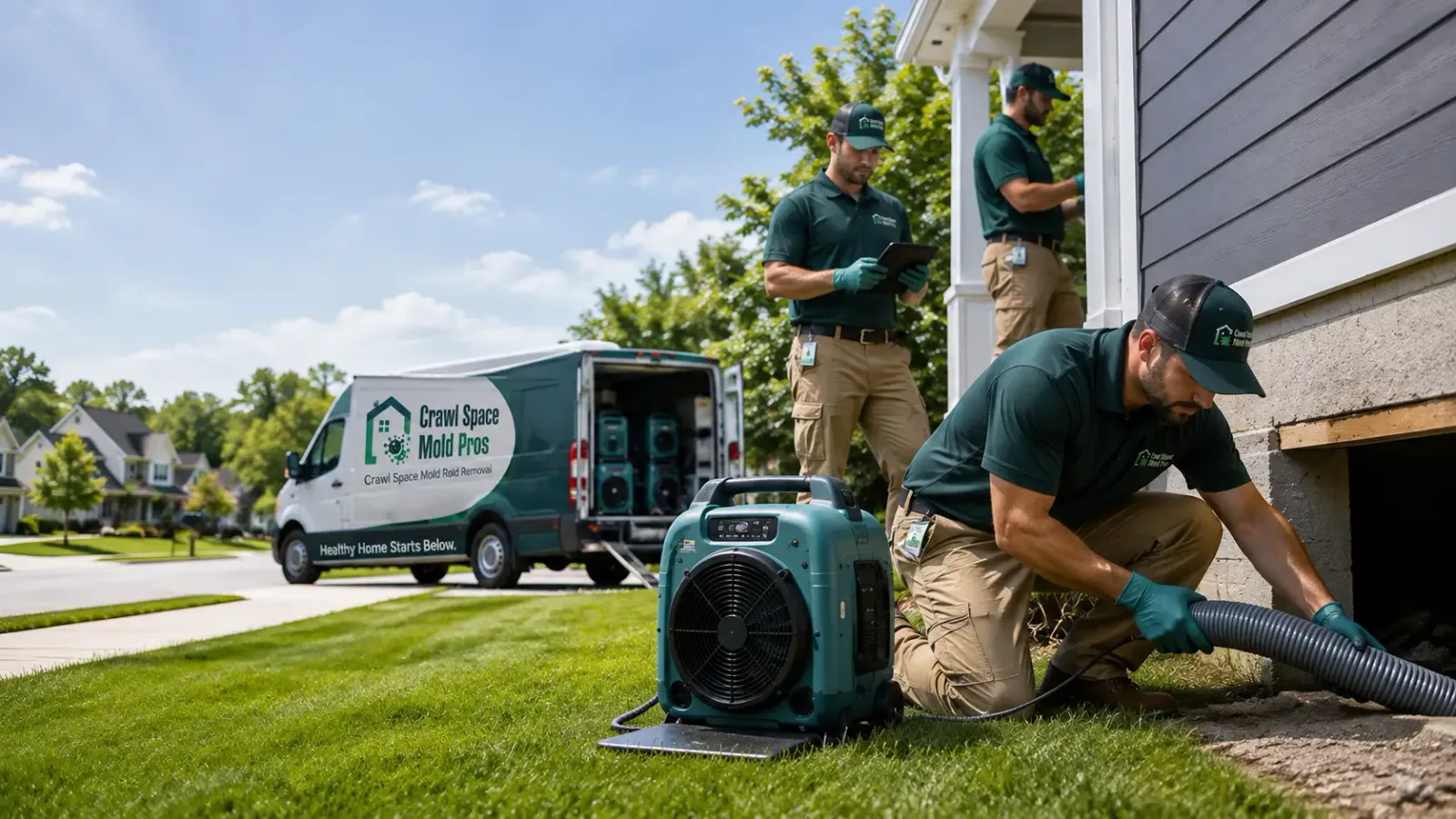 Crawl Space Mold Removal in Henning, MN